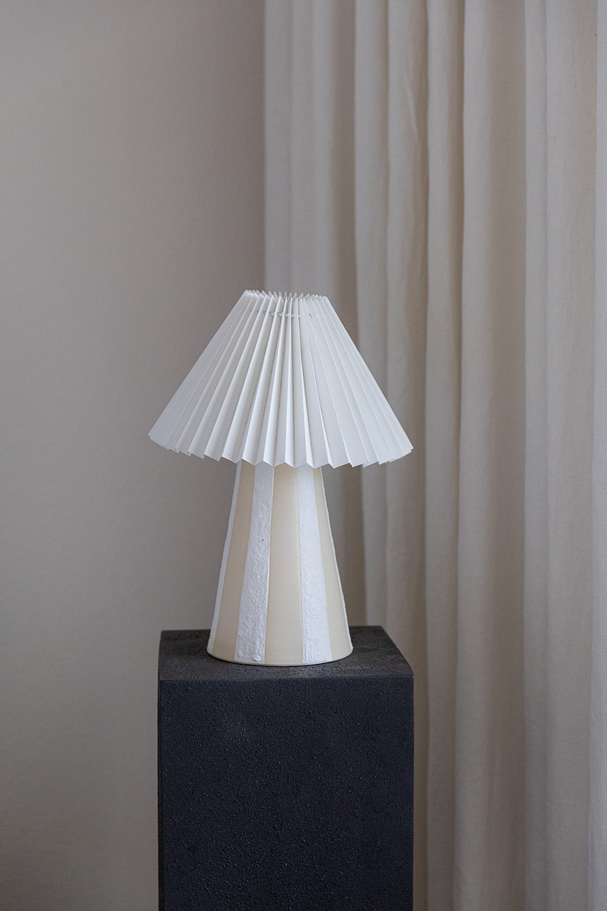 Striped Lamp Base