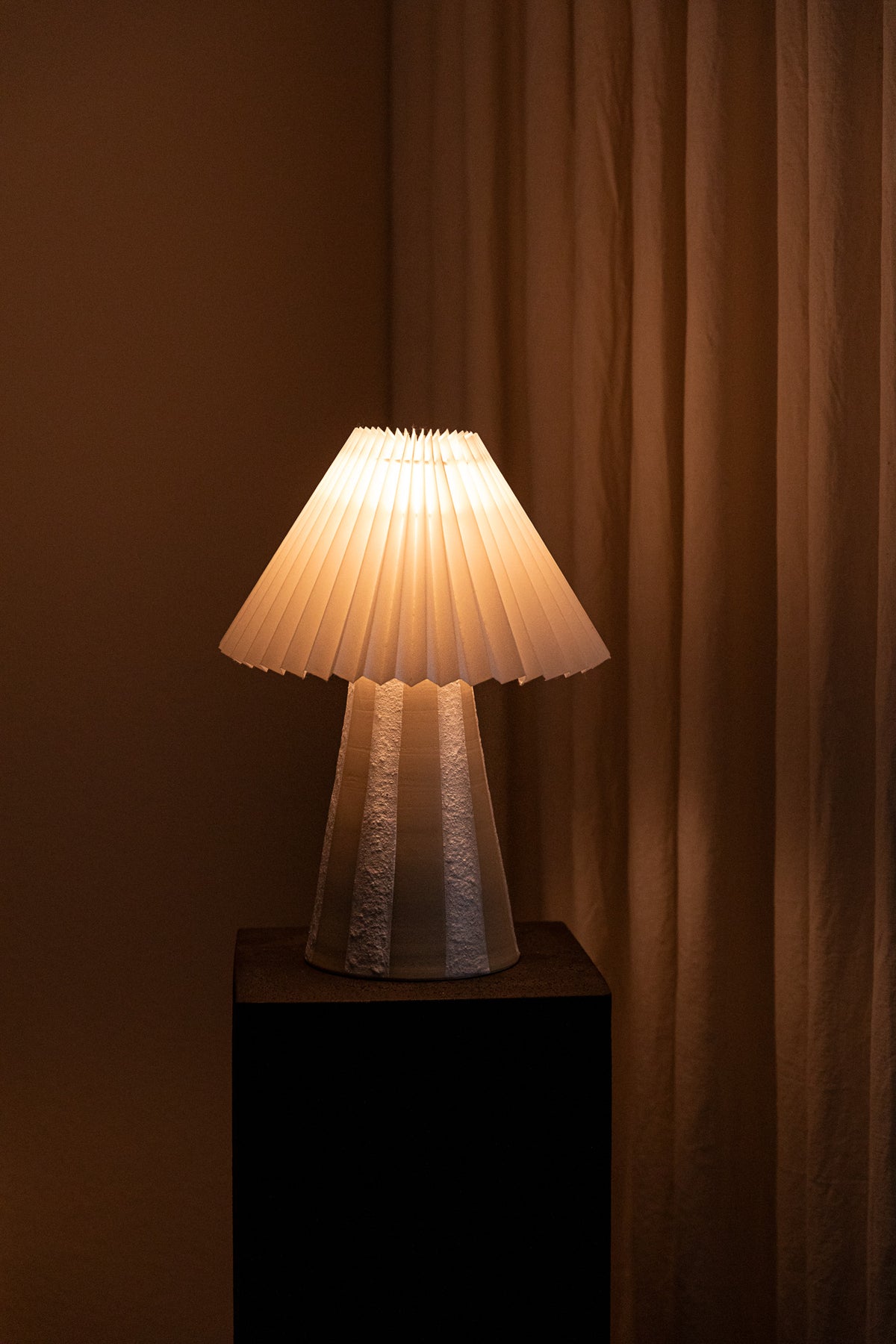 Striped Lamp Base