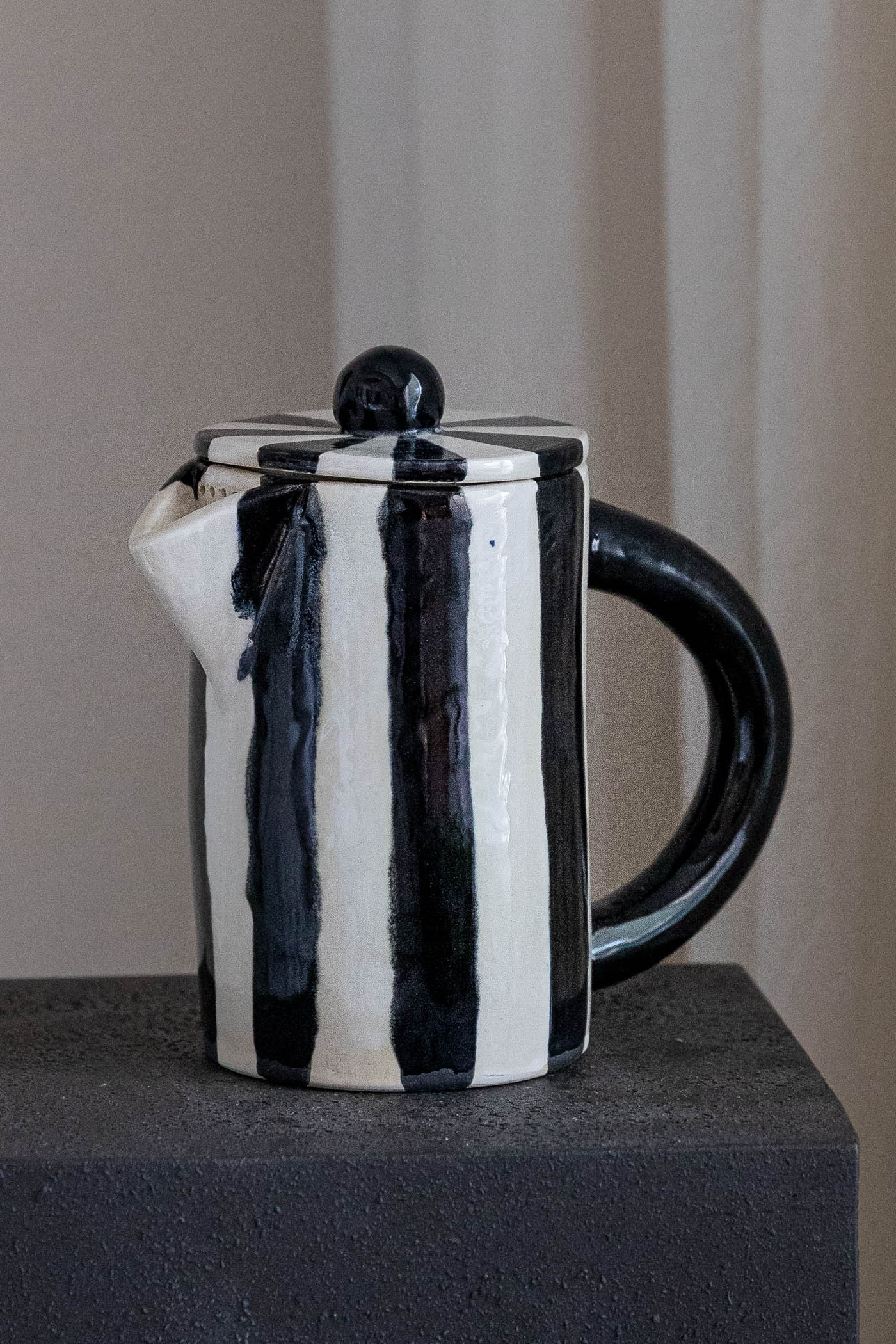 Striped Pitcher