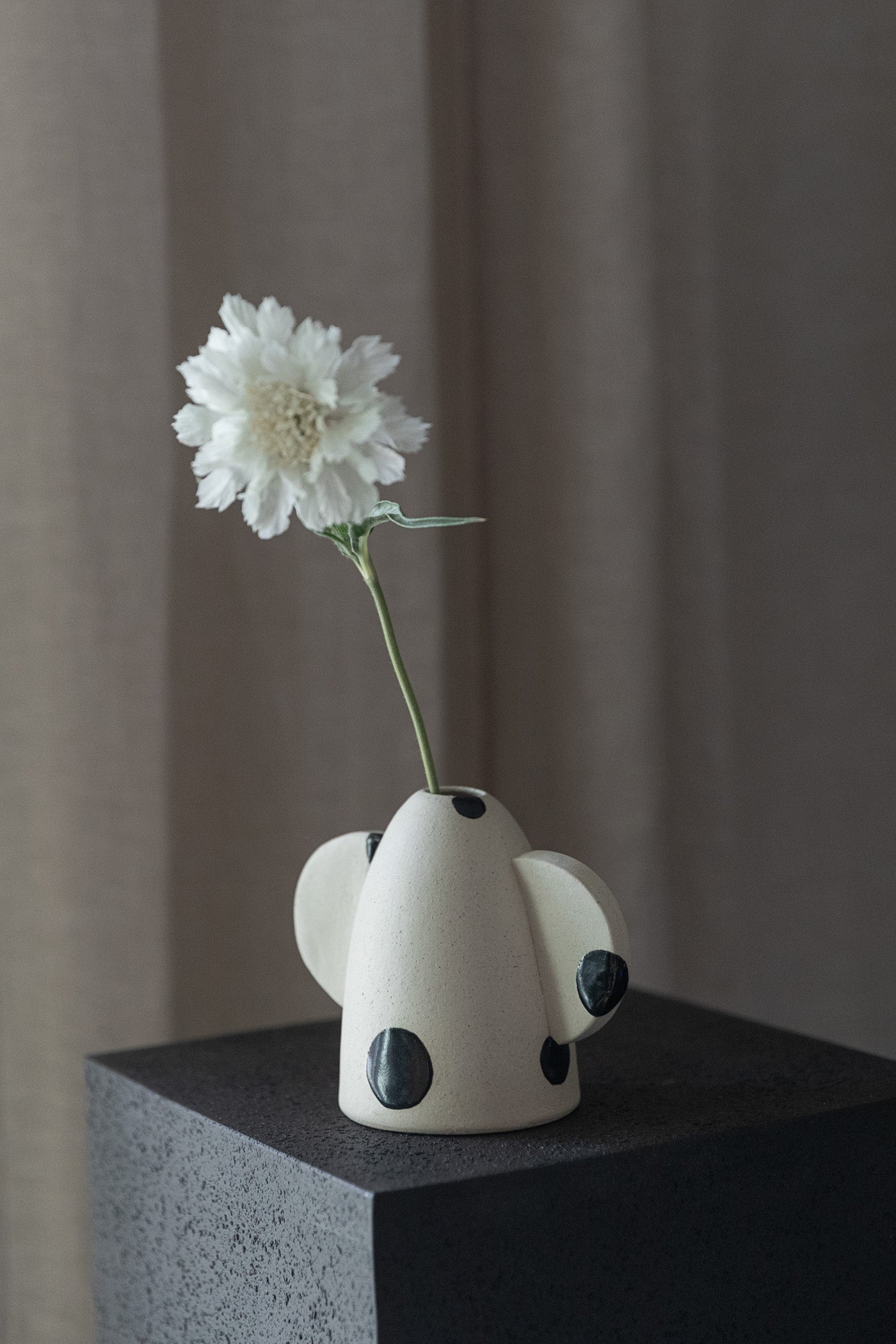 Dotted Darkness Vase